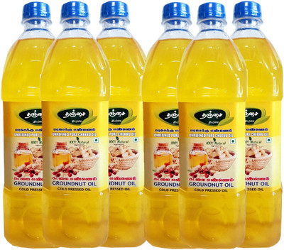 THANJAI NATURAL COLD PRESSED GROUNDNUT OIL 100% NATURAL 1 X 6 BEST OFFER Groundnut Oil Plastic Bottle(6 x 1000 ml)
THANJAI NATURAL COLD PRESSED GROUNDNUT OIL 100% NATURAL 1 X 6 BEST OFFER Groundnut Oil Plastic Bottle(6 x 1000 ml)