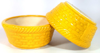 CROCKTO Ceramic Yellow Handmade Bonsai Succulent Planter Pots/Indoor Planter Fancy Decorative Plant Container Set(Pack of 2, Ceramic)
CROCKTO Ceramic Yellow Handmade Bonsai Succulent Planter Pots/Indoor Planter Fancy Decorative Plant Container Set(Pack of 2, Ceramic)