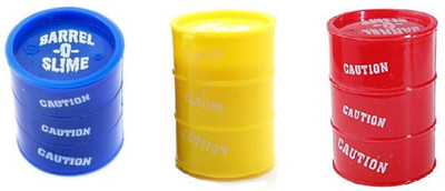 Ayezent Barrel O Slime BOS11 Blue, Yellow, Red Putty Toy