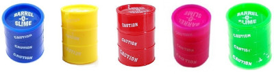 Ayezent Barrel O Slime BOS18 Blue, Yellow, Red, Green Putty Toy