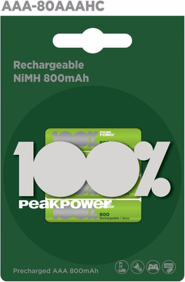 Godrej GP AAA 800 mAh NiMH Ready to Use Rechargeable Battery (Pack of 4) Rechargeable Ni-MH Battery
Godrej GP AAA 800 mAh NiMH Ready to Use Rechargeable Battery (Pack of 4) Rechargeable Ni-MH Battery