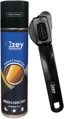 Ezey Nubuck & Suede Spray 250ml (Olive Green) With Nubuck & Suede Brush Cleaner(Velour, Nubuck, Suede, Olive)
Ezey Nubuck & Suede Spray 250ml (Olive Green) With Nubuck & Suede Brush Cleaner(Velour, Nubuck, Suede, Olive)
