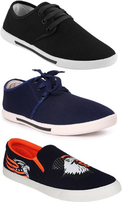 Pexlo Tro Pack of 3 Casual Shoes (Sneakers and Loafers Shoes) Casuals For Men(Multicolor
Pexlo Tro Pack of 3 Casual Shoes (Sneakers and Loafers Shoes) Casuals For Men(Multicolor