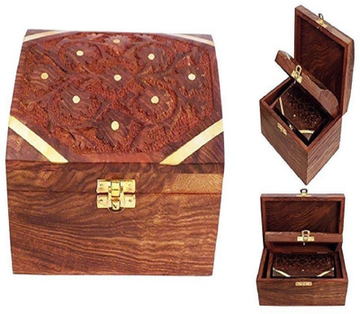 Adaspo 3P-Q3MT-KONY LOcable Vanity Box(Brown)