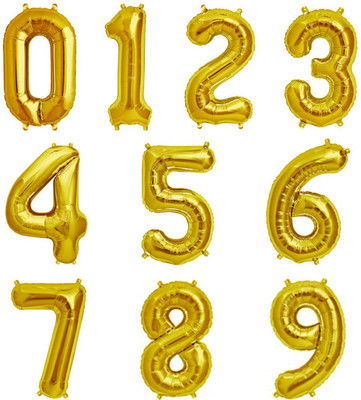 YNS Crafts Stock Solid Crafts stock _197 Balloon(Gold, Pack of 1)
