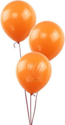 YNS Crafts Stock Solid Crafts stock _162-50 Balloon(Orange, Pack of 50)
