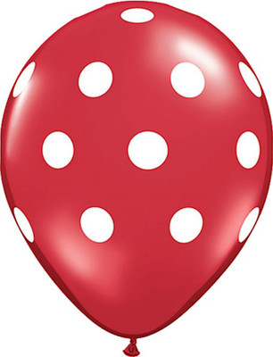 YNS Crafts Stock Solid 169-75 Balloon(Red, Pack of 75)