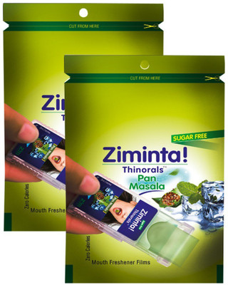 Ziminta Mouth Freshener Orally Disintegrating Strips ( Sugar Free ) - 30 Strips (Pan Masala Flavour) - Pack Of 2 Strip(30 g)
Ziminta Mouth Freshener Orally Disintegrating Strips ( Sugar Free ) - 30 Strips (Pan Masala Flavour) - Pack Of 2 Strip(30 g)
