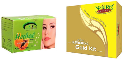 Pink Root Herbal Bleach 250g and Nature's Essence Ravishing Gold Kit 125g(Set of 2)
Pink Root Herbal Bleach 250g and Nature's Essence Ravishing Gold Kit 125g(Set of 2)