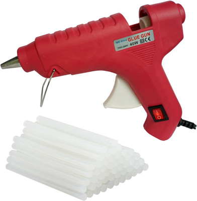 glun MAKSON RED 40W 40 WATT HOT MELT GLUE GUN WITH ON OFF SWITCH INDICATOR AND FREE 25 TRANSPARENT GLUE STICKS Standard Temperature Corded Glue Gun(11 mm)
glun MAKSON RED 40W 40 WATT HOT MELT GLUE GUN WITH ON OFF SWITCH INDICATOR AND FREE 25 TRANSPARENT GLUE STICKS Standard Temperature Corded Glue Gun(11 mm)