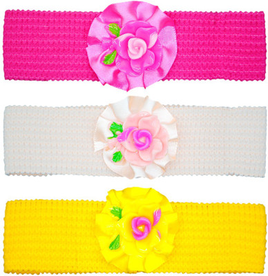 Netboys Crochet Cutwork Flower Baby Headband ( Pink , White , Yellow ) 3 Pcs Set Head Band(Multicolor)
Netboys Crochet Cutwork Flower Baby Headband ( Pink , White , Yellow ) 3 Pcs Set Head Band(Multicolor)