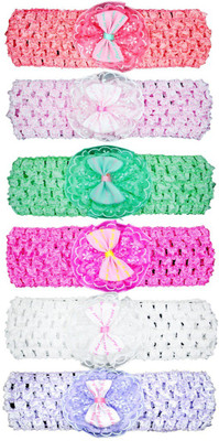 Netboys Crochet Cutwork Flower Baby Headband ( Pink , Peach , Green , White , Purple , Baby Pink ) 6 Pcs Set Head Band(Multicolor)
Netboys Crochet Cutwork Flower Baby Headband ( Pink , Peach , Green , White , Purple , Baby Pink ) 6 Pcs Set Head Band(Multicolor)