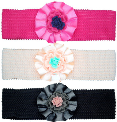 FAVINO Crochet Cutwork Flower Headband For Cute Baby ( Pink , Cream , Black ) 3 Pcs Set Head Band(Multicolor)
FAVINO Crochet Cutwork Flower Headband For Cute Baby ( Pink , Cream , Black ) 3 Pcs Set Head Band(Multicolor)