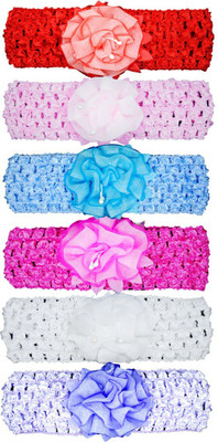 Netboys Crochet Cutwork Flower Baby Headband ( Pink , Peach , Blue , White , Purple , Baby Pink ) 6 Pcs Set Head Band(Multicolor)
Netboys Crochet Cutwork Flower Baby Headband ( Pink , Peach , Blue , White , Purple , Baby Pink ) 6 Pcs Set Head Band(Multicolor)