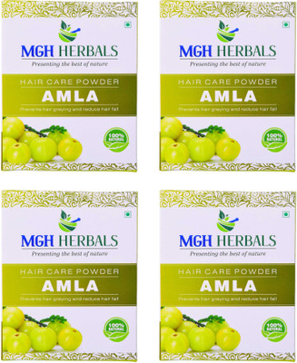 MGH Herbals Premium Quality Amla Powder 100gm Pack of 4(400 g)