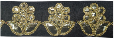 Sofias emzL-7b Black and Gold "gota" Lace - 4 Metre - Make your own "Designer Wear" - DIY - Do It Yourself ! Lace Reel(Pack of 1)
Sofias emzL-7b Black and Gold "gota" Lace - 4 Metre - Make your own "Designer Wear" - DIY - Do It Yourself ! Lace Reel(Pack of 1)