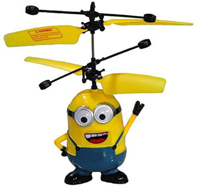 Giftee Flying Helicopter Minion shaped Toy - Minons Aircraft Flying Minion Hand Induction Control Sensor With Led Light (USB Charging)(Blue)
Giftee Flying Helicopter Minion shaped Toy - Minons Aircraft Flying Minion Hand Induction Control Sensor With Led Light (USB Charging)(Blue)