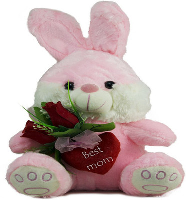 Tickles Rabbit with Best Mom Heart and Rose Mothers day Special Soft Stuffed Plush Toy - 25 cm(Pink)
Tickles Rabbit with Best Mom Heart and Rose Mothers day Special Soft Stuffed Plush Toy - 25 cm(Pink)