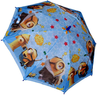 The Viyu Box Stylish Menians Print Umbrella Umbrella(Blue)