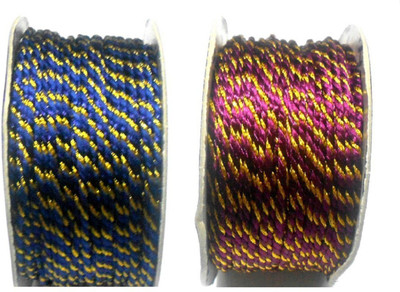 GOELX Designer Fancy Dori Thread Rolls Bundle for Jewellery Making/Craftsworks/Diy Projects/Apparel Designing Pack2-15
GOELX Designer Fancy Dori Thread Rolls Bundle for Jewellery Making/Craftsworks/Diy Projects/Apparel Designing Pack2-15