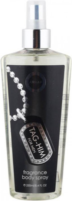 Armaf Tag Him Fragrance Body Spray For Men 250ml - Body Mist Body Mist - For Men(250 ml)
Armaf Tag Him Fragrance Body Spray For Men 250ml - Body Mist Body Mist - For Men(250 ml)