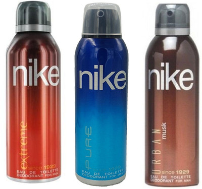 Nike Man Extreme, Pure and Musk Deodorant Spray for Men 200ML Each (Pack of 3) Deodorant Spray - For Men(600 ml, Pack of 3)
Nike Man Extreme, Pure and Musk Deodorant Spray for Men 200ML Each (Pack of 3) Deodorant Spray - For Men(600 ml, Pack of 3)