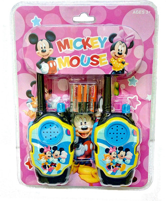 TALKING GANESHA Toys Walkie Talkie with 2 Player System Toy for kids - MICKEY MOUSE
TALKING GANESHA Toys Walkie Talkie with 2 Player System Toy for kids - MICKEY MOUSE
