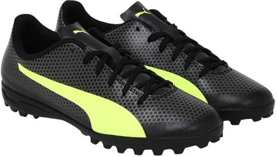 Puma PUMA Spirit TT Football Shoes For Men(Black, Yellow, Black-fizzy yellow-castor gray
Puma PUMA Spirit TT Football Shoes For Men(Black, Yellow, Black-fizzy yellow-castor gray