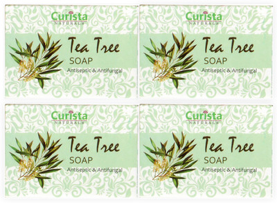 Curista Naturals Tea tree Antifungal & Antiseptic soaps combo of 4 soaps(300 g, Pack of 4)
Curista Naturals Tea tree Antifungal & Antiseptic soaps combo of 4 soaps(300 g, Pack of 4)