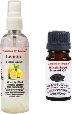 Gardens Of Aroma Lemon Floral Water And Black Seed Essential Oil(110 ml)