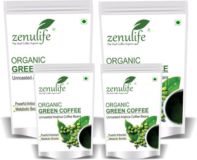 zenulife Organic Green Coffee Beans For Weight Loss (Unroasted Coffee Beans) -400 gm(Pack of 4) Instant Coffee(4 x 100 g, Green Coffee, Unflavoured Flavoured)
zenulife Organic Green Coffee Beans For Weight Loss (Unroasted Coffee Beans) -400 gm(Pack of 4) Instant Coffee(4 x 100 g, Green Coffee, Unflavoured Flavoured)