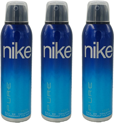 Nike Man Pure Deodorant Spray for Men 200ML Each (Pack of 3) Deodorant Spray - For Men(600 ml, Pack of 3)
Nike Man Pure Deodorant Spray for Men 200ML Each (Pack of 3) Deodorant Spray - For Men(600 ml, Pack of 3)