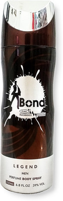 Bond Legend Dark chocolate Perfume Body Spray - For Men(200 ml)