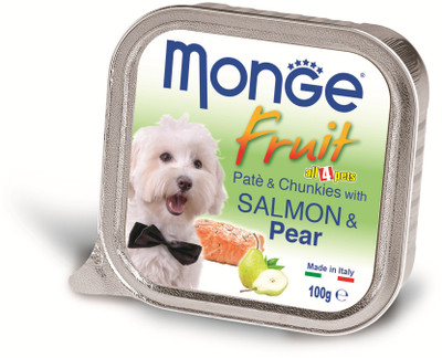 all4pets Fruit - Pate and Chunkies with Salmon and Pear(Pack of 5) Salmon, Fruit 100 g Wet Dog Food(Pack of 5)
all4pets Fruit - Pate and Chunkies with Salmon and Pear(Pack of 5) Salmon, Fruit 100 g Wet Dog Food(Pack of 5)