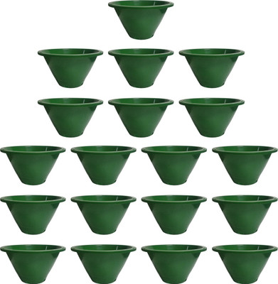 SHOPTICO o 2124 Plant Container Set(Pack of 19, Plastic)