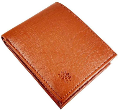 Wildmount Men Tan Artificial Leather Wallet(9 Card Slots)