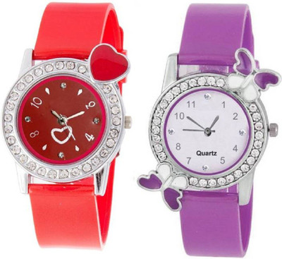 Rage Enterprise New Designer Diamond Dial Multi Color PU Belt Set Of 2 Women Watch - For Girls
Rage Enterprise New Designer Diamond Dial Multi Color PU Belt Set Of 2 Women Watch - For Girls