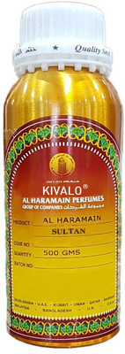 Kivalo Ⓡ Al Haramain Pure Original Sultan Oriental Fragrance with Amber, Musk, Sandalwood - 500 ml Floral Attar(Musk)
Kivalo Ⓡ Al Haramain Pure Original Sultan Oriental Fragrance with Amber, Musk, Sandalwood - 500 ml Floral Attar(Musk)