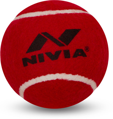 Nivia Cricket Tennis Ball Tennis Ball(Pack of 12, Red)