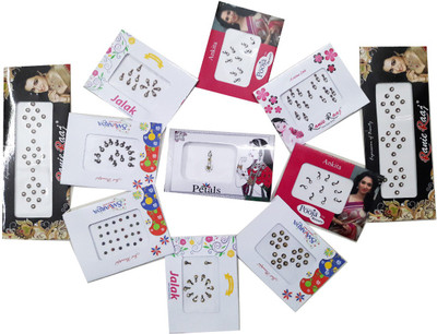 GreenViji Indian Style Smallest Size Rare Collection Colored Bindi Combo Set of 11 Pcs Women:Girls Multicolor Bindis(Bindi)
GreenViji Indian Style Smallest Size Rare Collection Colored Bindi Combo Set of 11 Pcs Women:Girls Multicolor Bindis(Bindi)