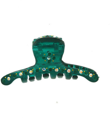 Anuradha Art Jewellery Clutcher Hair Claw(Green)