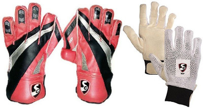 SG Combo of Two, one Pair of 'Supakeep' Cricket Wicket Keeping Gloves (Men's) - Autographed by ' cricketer Kiran more ' limited edition. and one pair of 'Test' Inner Gloves Wicket Keeping Gloves (Men, Multicolor)
SG Combo of Two, one Pair of 'Supakeep' Cricket Wicket Keeping Gloves (Men's) - Autographed by ' cricketer Kiran more ' limited edition. and one pair of 'Test' Inner Gloves Wicket Keeping Gloves (Men, Multicolor)