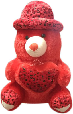 Grab Offers Soft Plush Traditional Stuffed Love Heart Teddy bear With Cute Hat And Bow Tie For Kids And Loved Ones. - 20 inch(Red)
Grab Offers Soft Plush Traditional Stuffed Love Heart Teddy bear With Cute Hat And Bow Tie For Kids And Loved Ones. - 20 inch(Red)