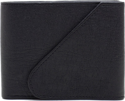 Nietz Girls Black Artificial Leather Wallet(6 Card Slots)