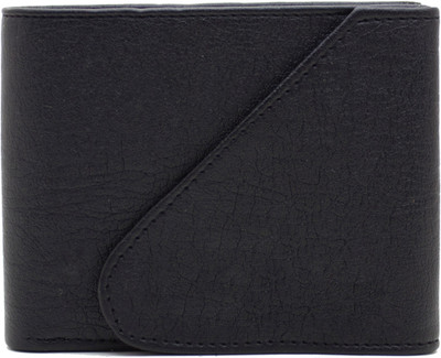 Nietz Girls Black Artificial Leather Wallet(6 Card Slots)