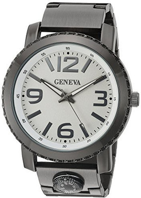 Geneva White17400 Geneva Men's FMDJM509D Analog Display Japanese Quartz Grey Watch Watch - For Men