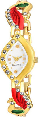 KNACK GLD27WT Trending fancy Peackok strap premium looking watch for Gils Watch - For Women
KNACK GLD27WT Trending fancy Peackok strap premium looking watch for Gils Watch - For Women