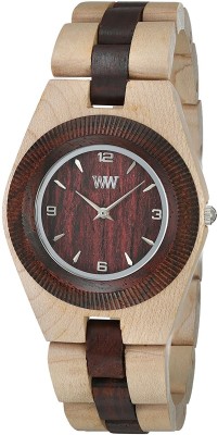 WeWood brown11391 WeWOOD Odyssey Unisex Beige/Brown Wood Watch Watch - For Men & Women
