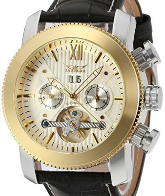FORSINING Rose Gold17829 Forsining Men's High-grade Automatic Tourbillon Leather Strap Day Calendar Watch Gold Color Bezel JAG510M3T2 Watch - For Men
FORSINING Rose Gold17829 Forsining Men's High-grade Automatic Tourbillon Leather Strap Day Calendar Watch Gold Color Bezel JAG510M3T2 Watch - For Men