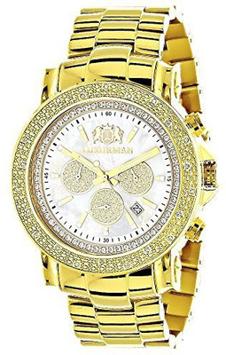 Luxurman White19233 Large LUXURMAN Mens Watch with Diamonds 0.25ct Yellow Gold Plated Escalade Watch - For Men
Luxurman White19233 Large LUXURMAN Mens Watch with Diamonds 0.25ct Yellow Gold Plated Escalade Watch - For Men